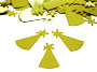 Party Hat Confetti, Gold Available by the Pound or Packet